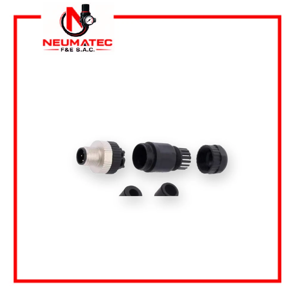 Conector M12 Macho PB-M12A-05P-MM-SL7001