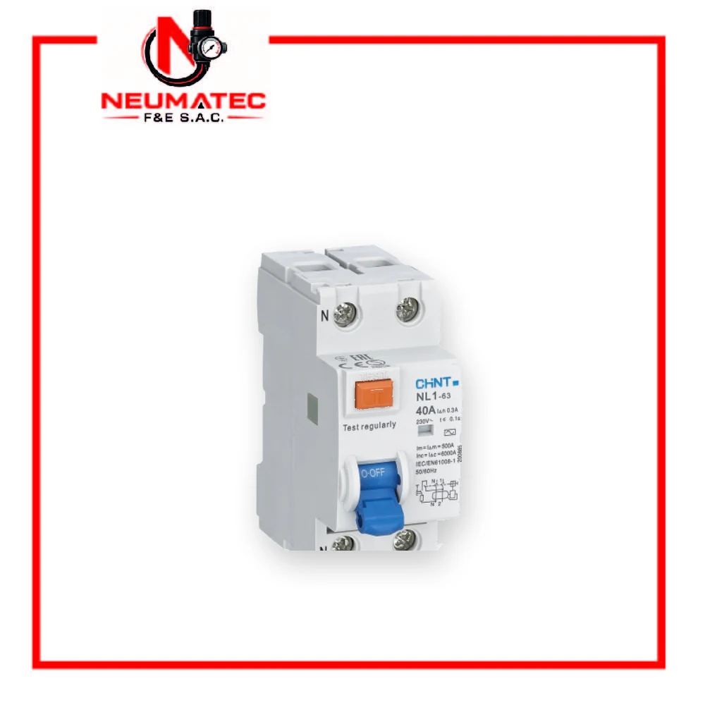 Interruptor Diferencial NL1-63 2P Tipo AC