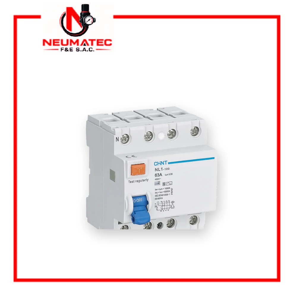 Interruptor Diferencial NL1-63 Tipo A-SI
