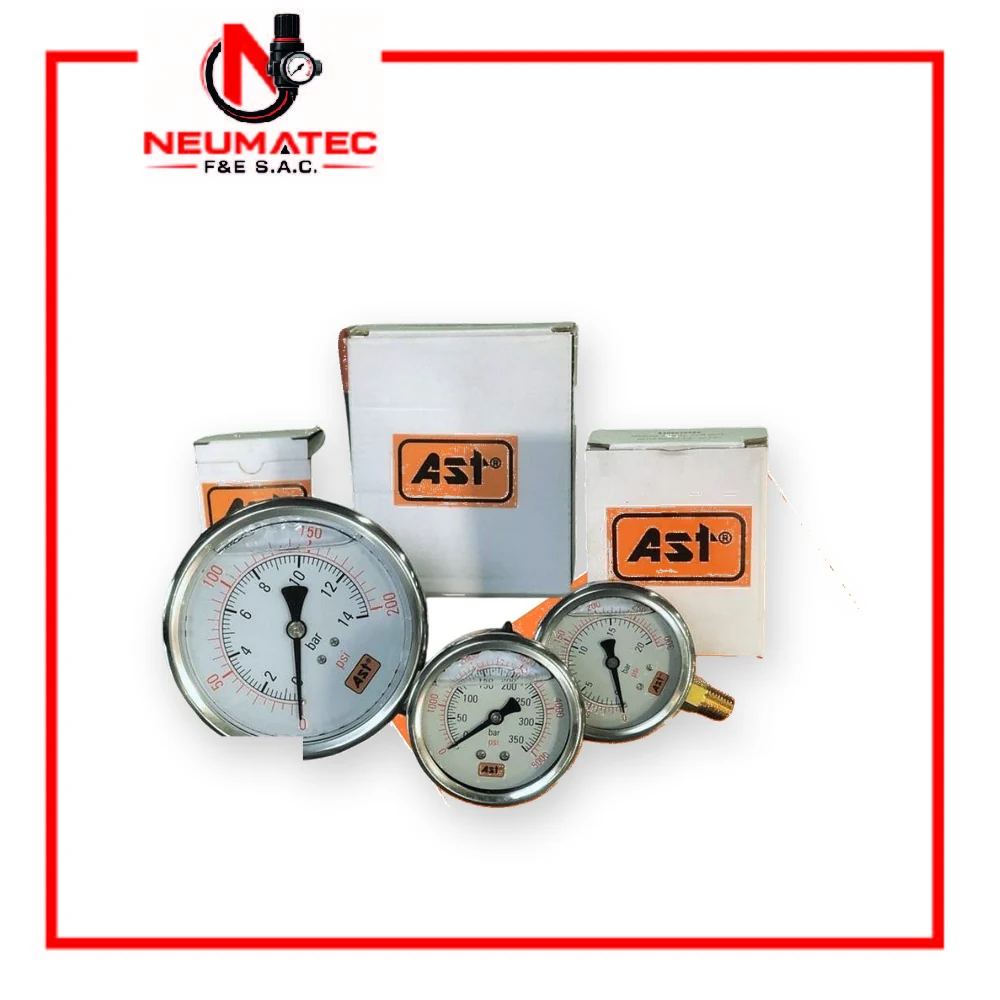 Manómetros dial 2.5″ y 4″