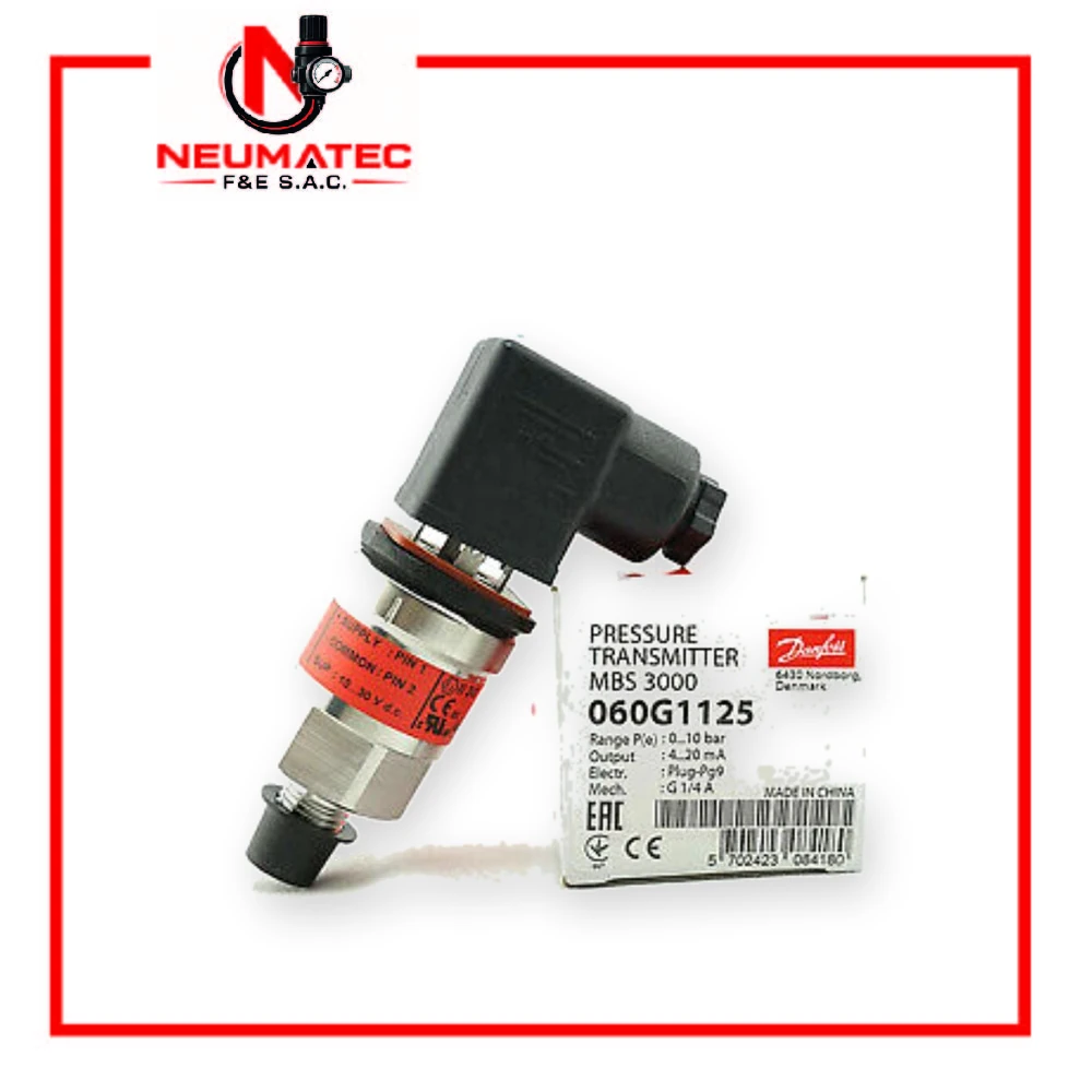 Transmisor de presión para aire marca Danfoss